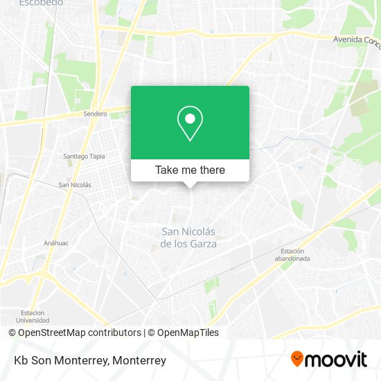 Kb Son Monterrey map