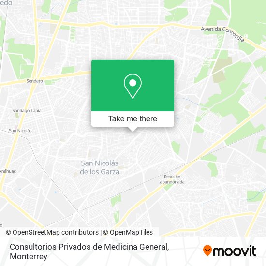 Consultorios Privados de Medicina General map