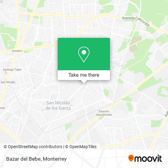 Mapa de Bazar del Bebe