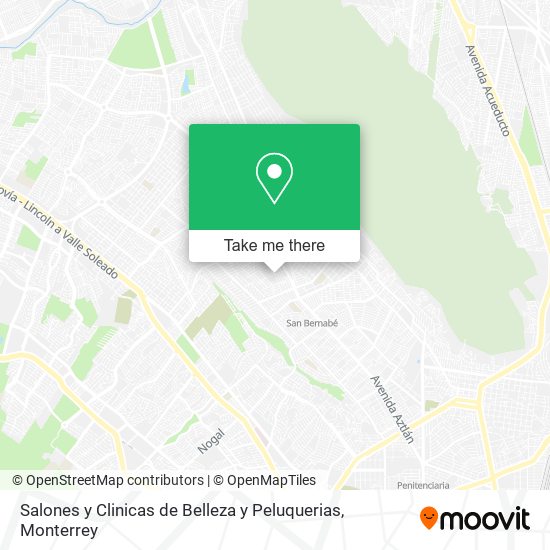 Salones y Clinicas de Belleza y Peluquerias map