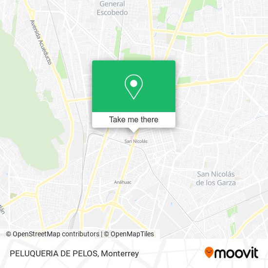 PELUQUERIA DE PELOS map