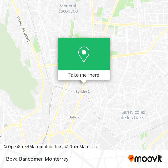 Bbva Bancomer map