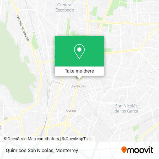 Quimicos San Nicolas map