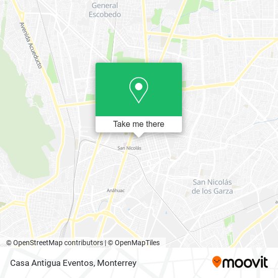 Casa Antigua Eventos map