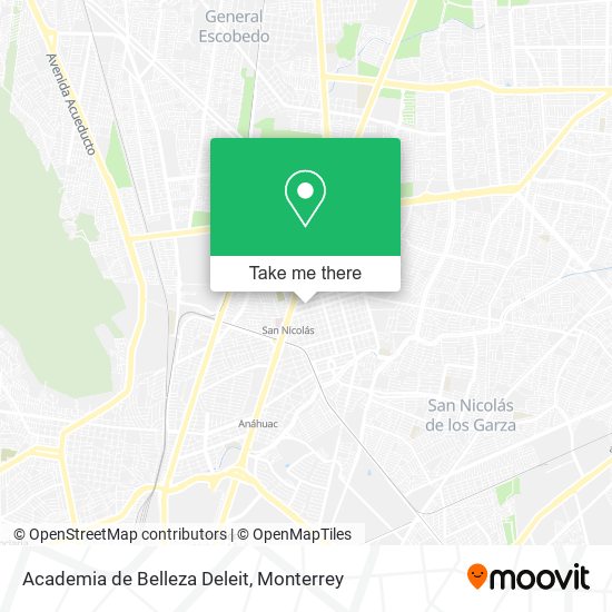 Academia de Belleza Deleit map