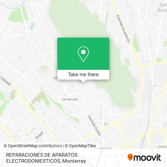 REPARACIONES DE APARATOS ELECTRODOMESTICOS map