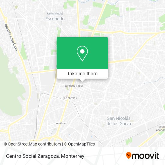 Centro Social Zaragoza map