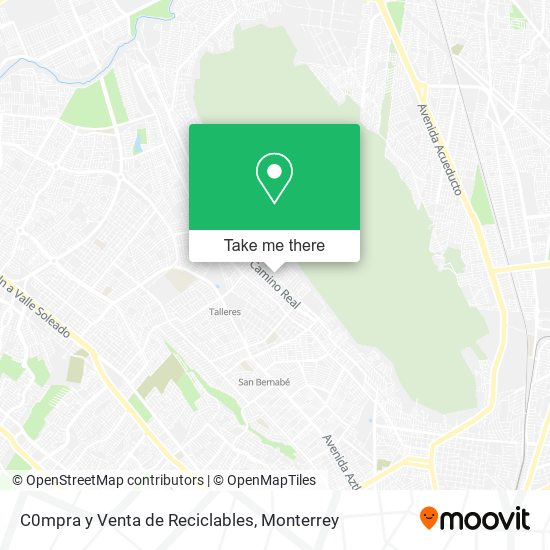 Mapa de C0mpra y Venta de Reciclables