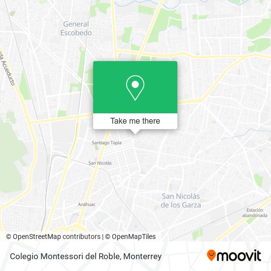 Colegio Montessori del Roble map