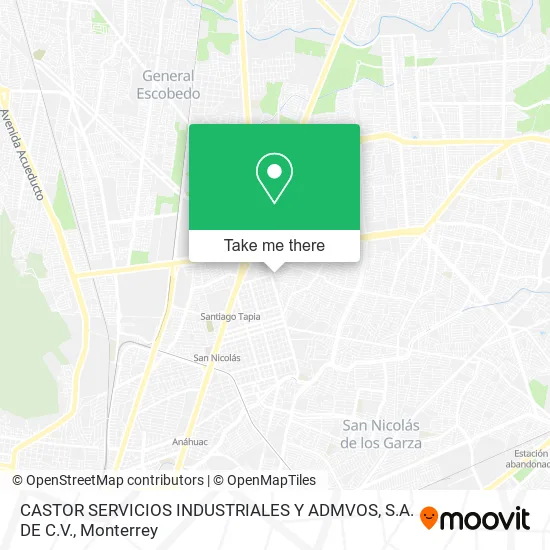 CASTOR SERVICIOS INDUSTRIALES Y ADMVOS, S.A. DE C.V. map