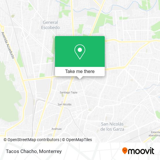 Tacos Chacho map