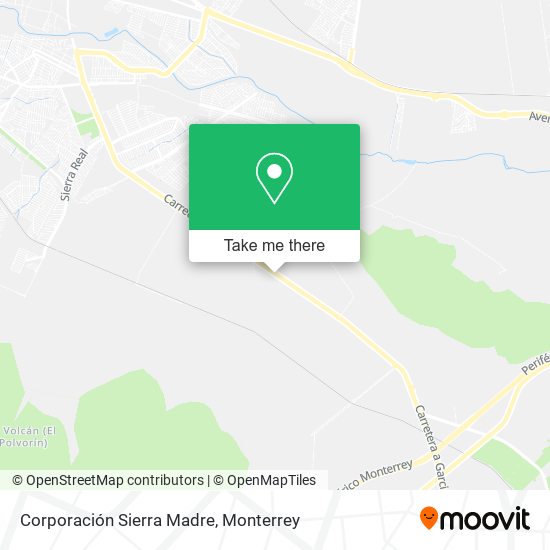 Mapa de Corporación Sierra Madre