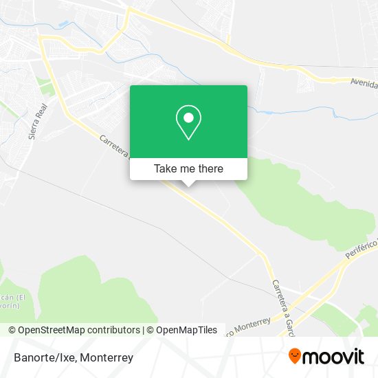 Mapa de Banorte/Ixe