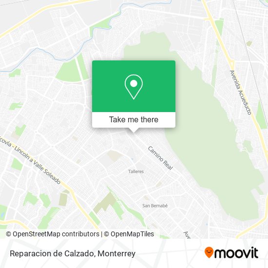 Mapa de Reparacion de Calzado