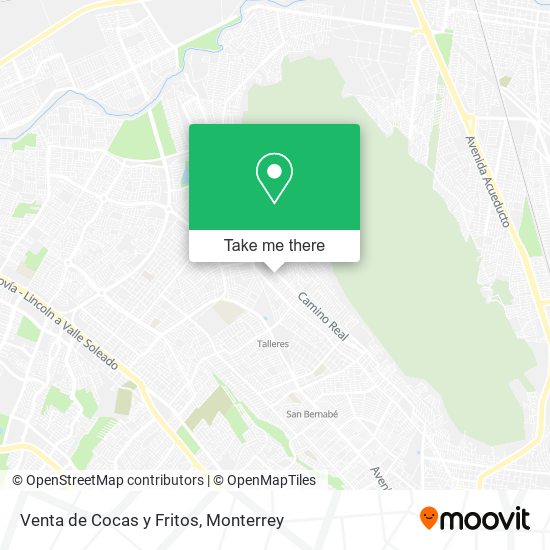 Venta de Cocas y Fritos map