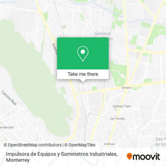 Impulsora de Equipos y Suministros Industriales map