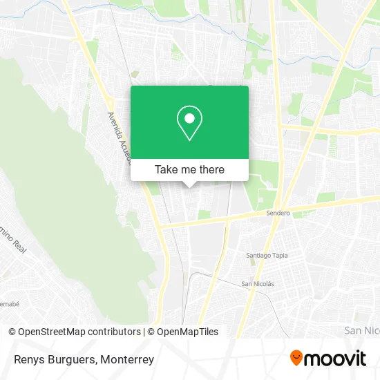 Renys Burguers map