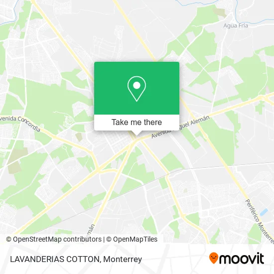 LAVANDERIAS COTTON map