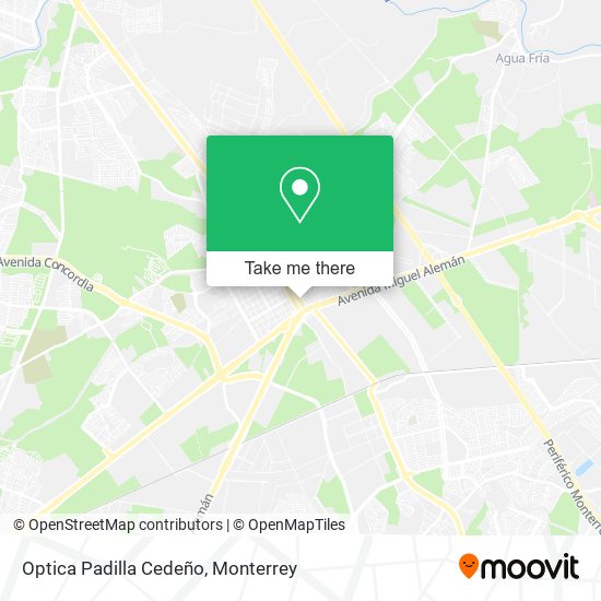 Optica Padilla Cedeño map