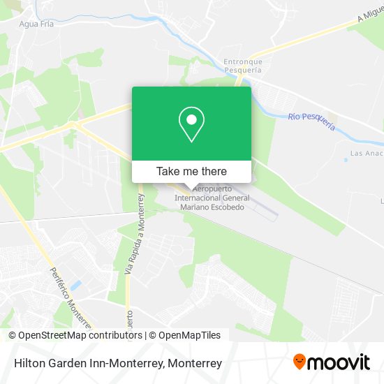 Hilton Garden Inn-Monterrey map