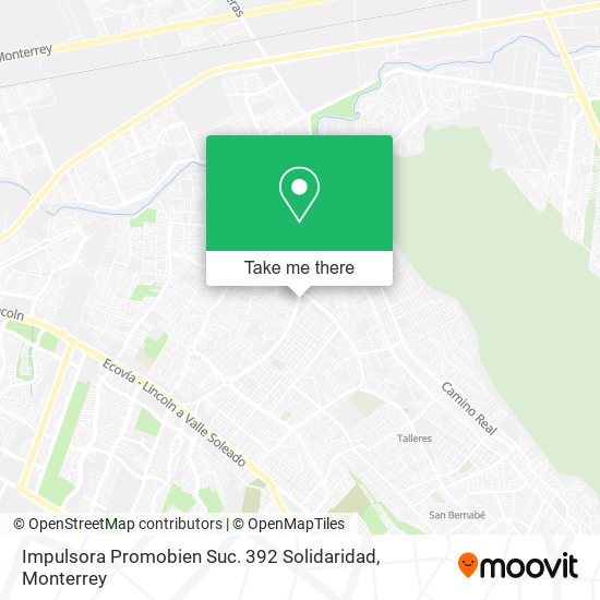 Impulsora Promobien Suc. 392 Solidaridad map