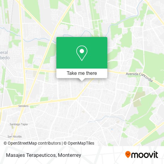 Mapa de Masajes Terapeuticos