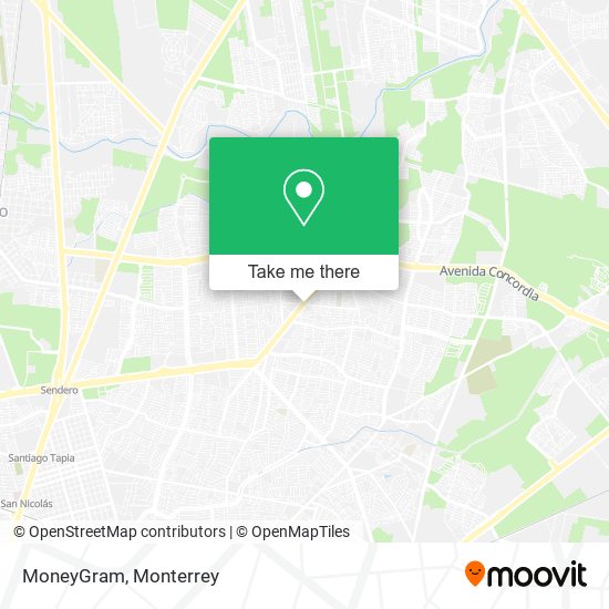 MoneyGram map