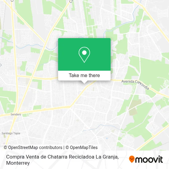 Compra Venta de Chatarra Recicladoa La Granja map