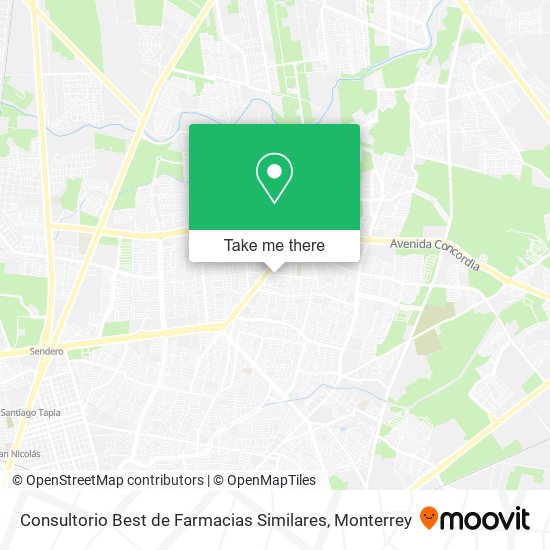 Consultorio Best de Farmacias Similares map