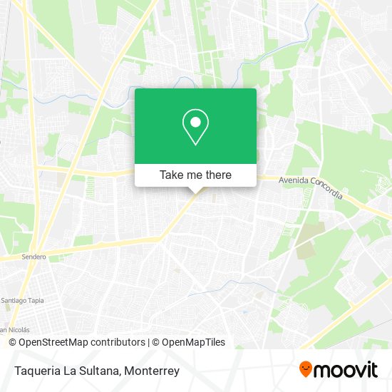 Mapa de Taqueria La Sultana