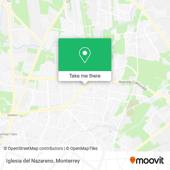 Mapa de Iglesia del Nazareno