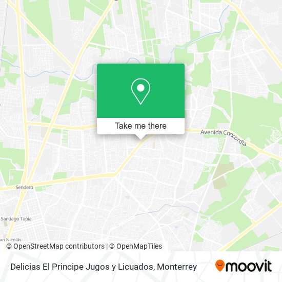 Mapa de Delicias El Principe Jugos y Licuados