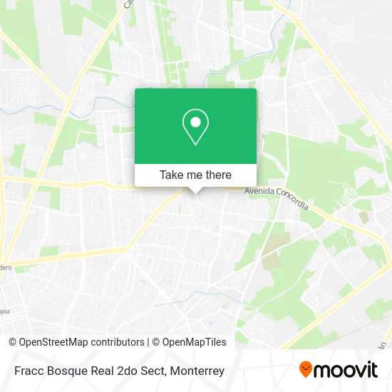 Fracc Bosque Real 2do Sect map