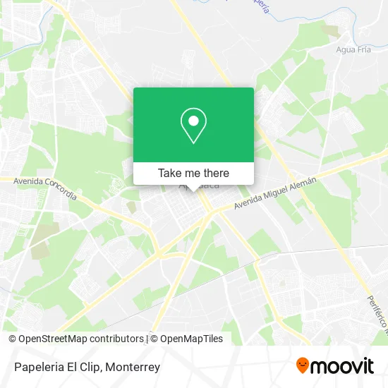 Papeleria El Clip map