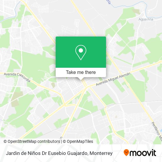 Jardin de Niños Dr Eusebio Guajardo map