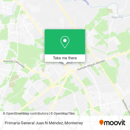Mapa de Primaria General Juan N Méndez