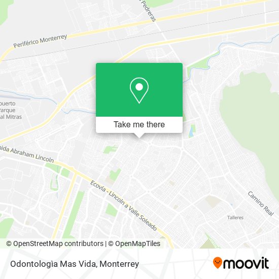 Odontologìa Mas Vida map