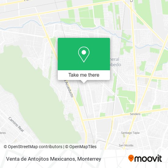 Venta de Antojitos Mexicanos map