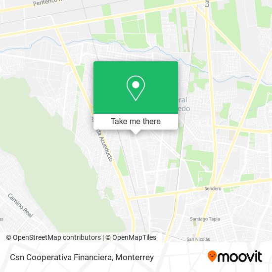 Mapa de Csn Cooperativa Financiera