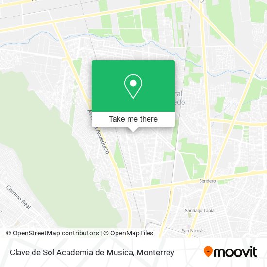 Mapa de Clave de Sol Academia de Musica