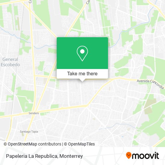 Papeleria La Republica map