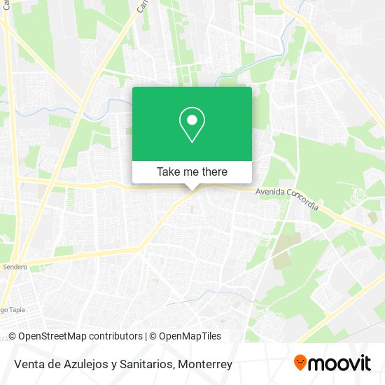 Venta de Azulejos y Sanitarios map