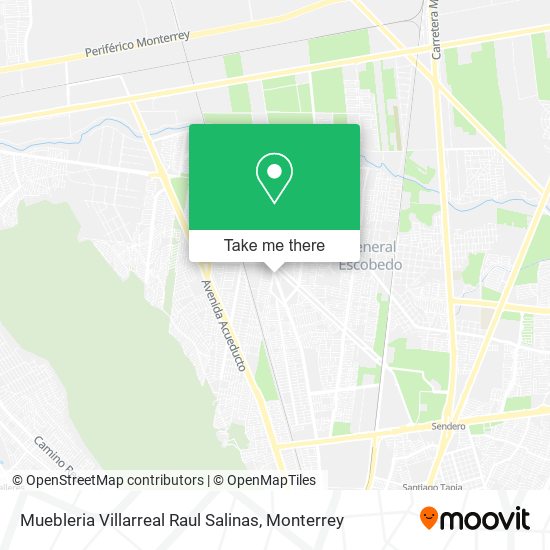 Muebleria Villarreal Raul Salinas map