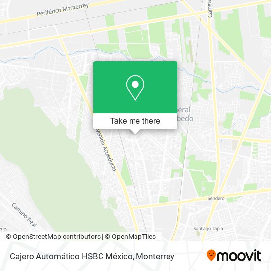 Cajero Automático HSBC México map