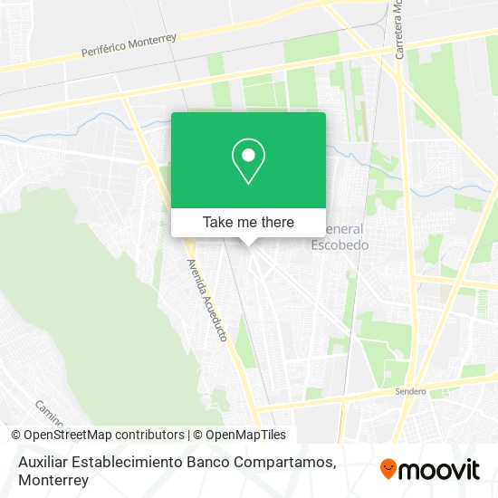 Auxiliar Establecimiento Banco Compartamos map