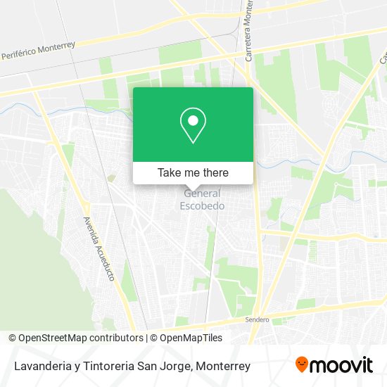 Mapa de Lavanderia y Tintoreria San Jorge