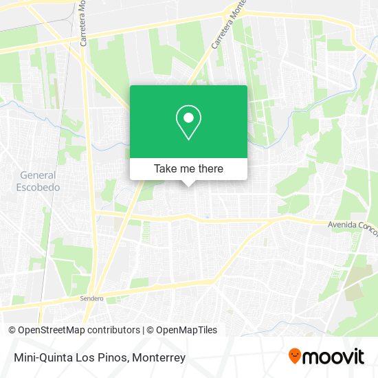 Mini-Quinta Los Pinos map