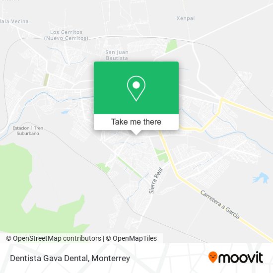 Dentista Gava Dental map