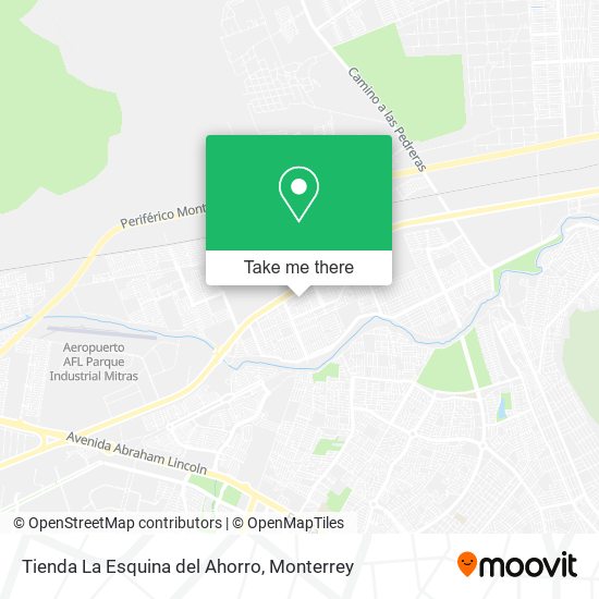 Mapa de Tienda La Esquina del Ahorro