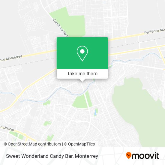 Mapa de Sweet Wonderland Candy Bar